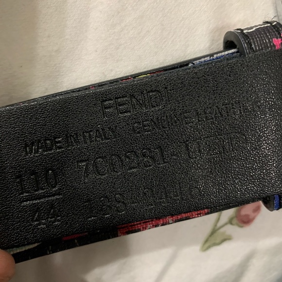 FENDI MULTICOLOR BELT (REAL) - Picture 4 of 4
